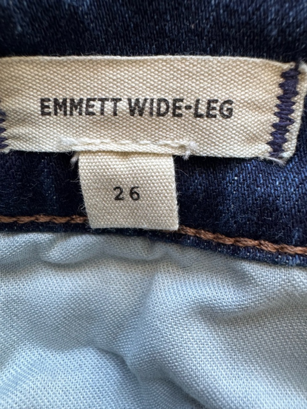 Madewell The Emmett Wide-Leg Jean: Welt Pocket Edition Leffers Wash Stretch - Picture 12 of 15